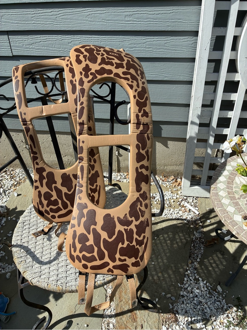 Cow-Print Dog Life Jacket Vest - Brown